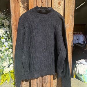 Jessica Simpson Black Turtleneck Sweater